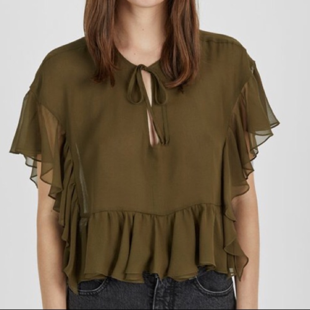 Rachel Comey 100% silk top 2/xs